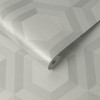 Thales Zen Light Grey Geometric Paste the Wall Wallpaper - 3 of 4