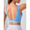 Seamless Cross-Border New Sports Bra Comfortable Sexy Leaky Back Moisture-Wicking Fitness Vest for Running Push-Up Yoga Fitness - 2 of 4