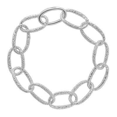 Lucy Quartermaine Hula Linked Bracelet - Modern Sterling Silver Design