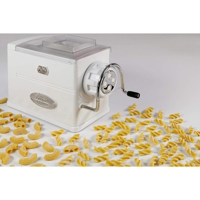 Marcato Regina White Manual Pasta Maker with Chrome Handle