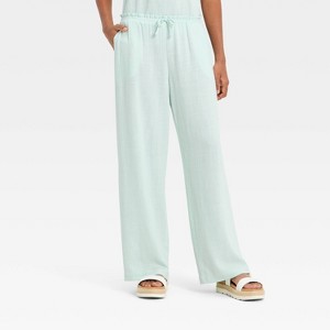 Girls' Pull-On Beach Pants - art class™ Green XL : Target