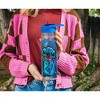 Silver Buffalo Disney Lilo & Stitch Floral Glitter Plastic Water Bottle | Holds 18 Ounces - 3 of 4