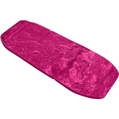 Airhead Sun Comfort Foam Swimming Pool Water Beach Lake Float Lounge Seat Mat Pad, Raspberry Pink Swirl