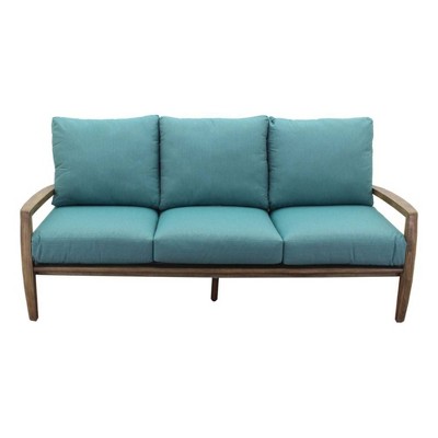 Avalon FSC Teak Sofa - Gray - Courtyard Casual