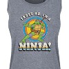 Women's - Teenage Mutant Ninja Turtles - Trust Me, I'm A Ninja Graphic Racerback Tank - 2 of 4