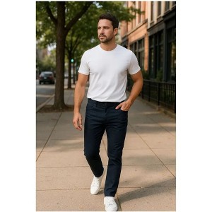 Men's Single Pack Chinos | Slim Fit Stretch Pants - 1 of 4
