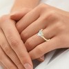 Pompeii3 1 1/4Ct Pear Shape Lab Created Diamond Engagement Ring White Yellow or Rose Gold - 3 of 4