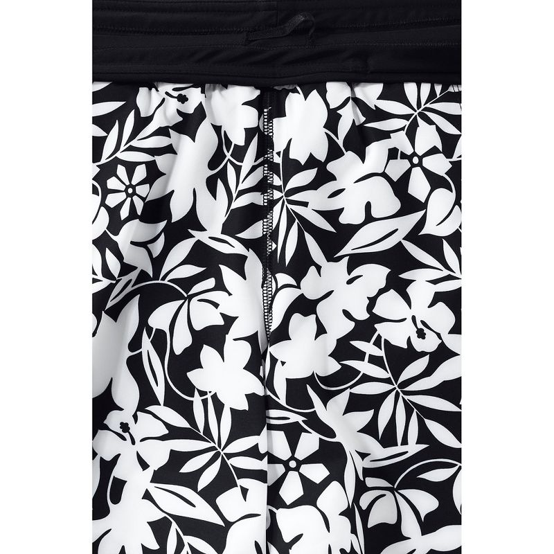 Lands' End Women's 5" Quick Dry Elastic Waist Board Shorts Swim Cover-up Shorts with Panty, 5 of 7