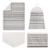 Sweet Jojo Designs Boy or Girl Gender Neutral Baby Crib Bedding Set - Boho Jacquard Grey and White 4pc - 2 of 4
