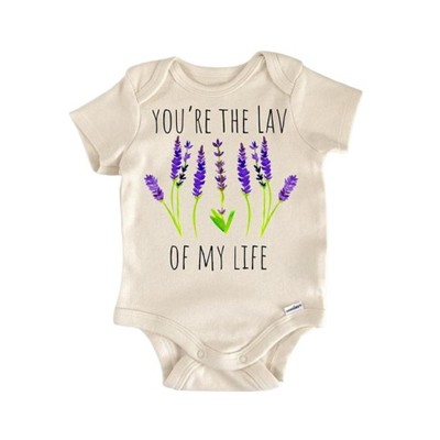 Lavender Floral - Baby Boy Girl Clothes Infant Onesie® Funny Cute Newborn GS1