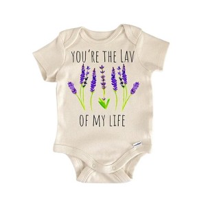 Lavender Floral - Baby Boy Girl Clothes Infant Onesie® Funny Cute Newborn GS1 - 1 of 1