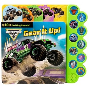 Monster Jam: Gear It Up! - (10-Button Sound Books) by  Delaney Foerster (Board Book) - 1 of 1