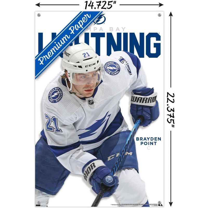 Trends International NHL Tampa Bay Lightning - Brayden Point Feature Series 23 Unframed Wall Poster Prints, 3 of 7