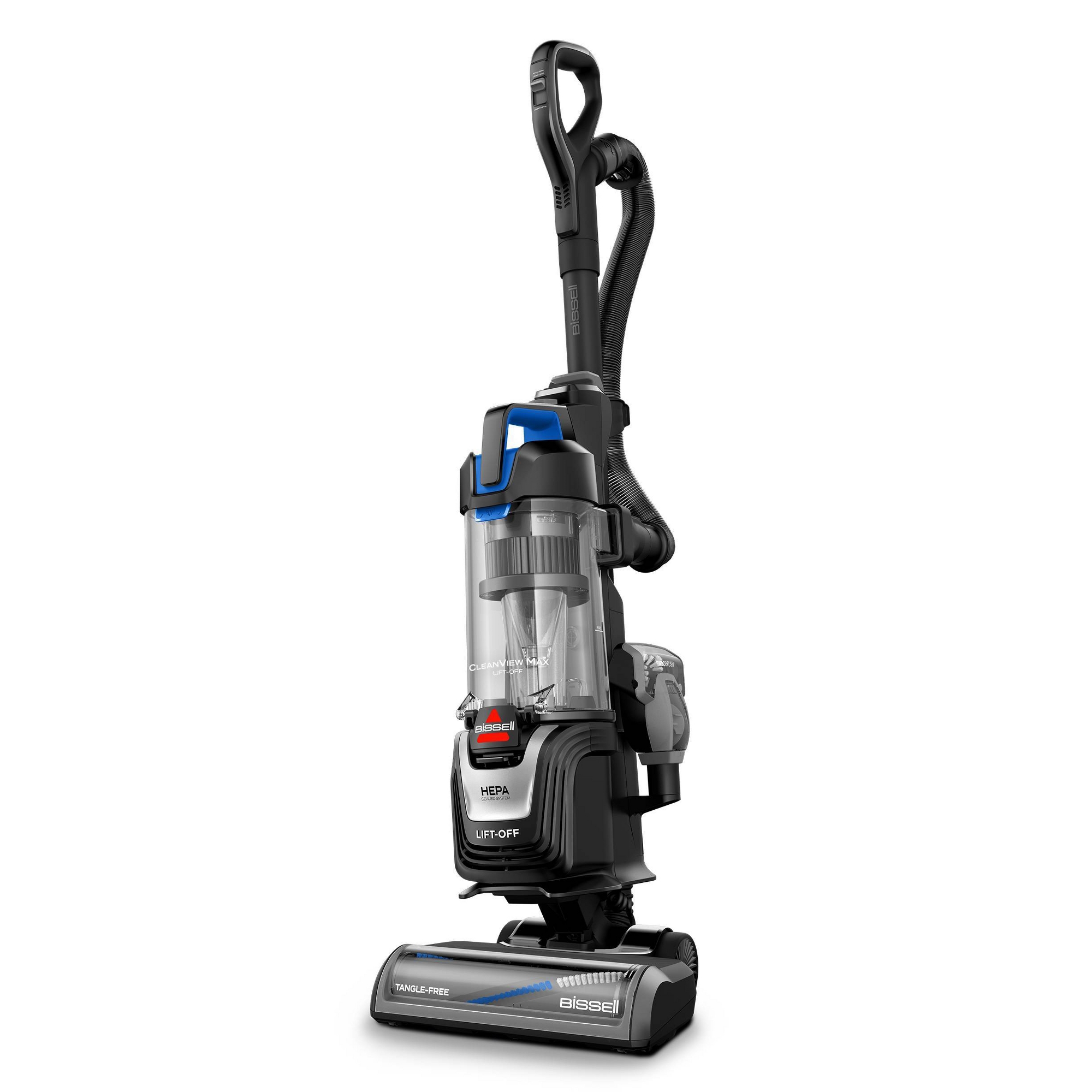 BISSELL CleanView Max Lift Off Tangle-Free Brush Roll Vacuum Cleaner 3988 - 11.7" Cleaning Path Cobalt
