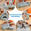 Hooseng 10Pcs Modular Kids Play Couch, Glow-in-The-Dark Convertible Play Fort Kids Sofa with Removable Cover for Playroom, Bedroom - 3 of 4