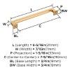 Amerock Lintel Pull for Cabinets, Drawers, and Furniture - 4 of 4