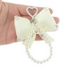 Unique Bargains Faux Pearl Bow Handbag Charms Keychains 1 Pc - 4 of 4