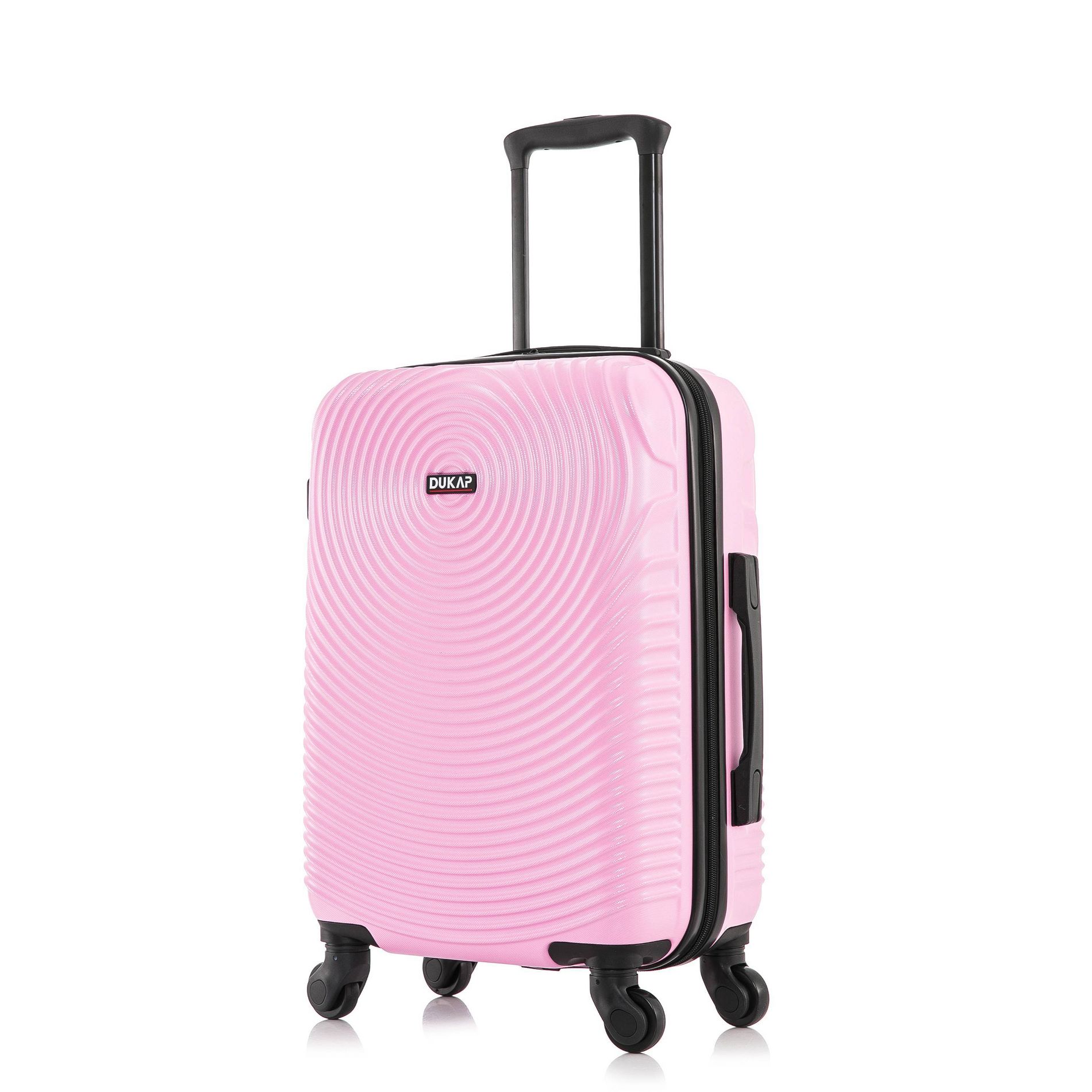 DUKAP Inception Lightweight Hardside Carry On Spinner Suitcase - Pink