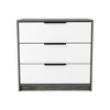 CAVINAS 3 Drawers Dresser for Bedroom,Modern Drawers with Black Handle for Kids Room,Living Room,Entry and Hallway - 2 of 4