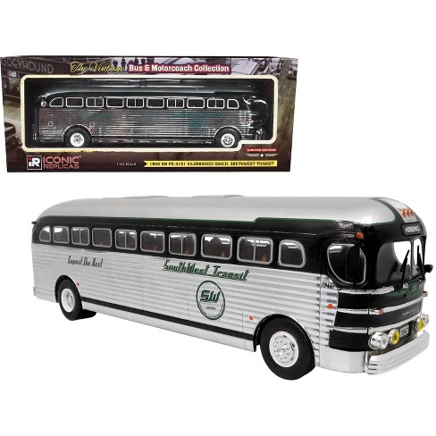 1948 Gm Pd-4151 Silversides Coach Bus 