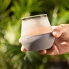 Host Tasting Glass FREEZE Gin Glass or Bourbon Glass Set, Whiskey Tasting Glasses with Active Cooling Gel, Whiskey Lover Gifts, Gray 6.7oz Set of 2 - 2 of 4