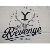 Yellowstone Logo There's A Price to Pay for Revenge Men's Natural Ground T-shirt - 2 of 2