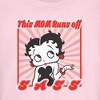 Juniors Womens Betty Boop This Mom Runs Off Sass T-Shirt - 2 of 4