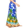 HAPPY BAY Women's Beach Wrap Bikini Swimwear Cover up Skirt Bathing suit Summer Wraps Sarong Swimsuits for Women One Size Blue, Tree - 2 of 4