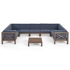 Christopher Knight Home Dominic 8 piece Outdoor Acacia Wood U-shaped Sectional Seating Set with Cushions - 2 of 4