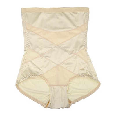 Unique Bargains High Waist Women Slimming Body Shaping Tummy Control  Shapewear Control Panties Underwear 1 Pcs Beige L : Target