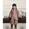 Deux par Deux Unisex Baby Mid-Season One-Piece Outerwear Taupe with Printed Hat - 2 of 4