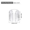 Unique Bargains Plastic Reusable Easy to Recognize Clothes Hanger Marker Color Coding 150 Pcs - 2 of 4