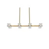 Elegant Lighting Lyra 30 inch Pendant Light in Satin Gold - 3 of 4