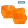 Unique Bargains Silicone Flower Shaped Reusable Cupcake Baking Cups 2.75 Inch - 3 of 4