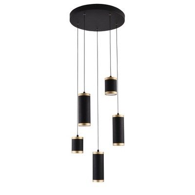 ET2 Lighting Cuff 5 - Light Pendant in  Black/Gold