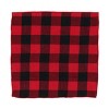 CTM Men's Cotton Buffalo Plaid Bow Tie and Handkerchief Set - 2 of 4