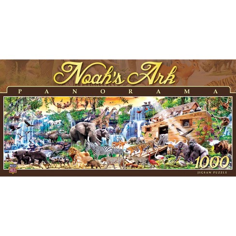 MasterPieces 1000 Piece Jigsaw Puzzle for Adults - Noah's Ark - 13"x39". - image 1 of 4