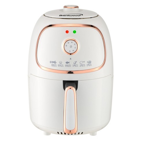 Brentwood Appliances 3.2 qt. White Electric Air Fryer with Timer and Temperature Control