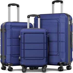 Wooakway Luggage Sets 3 Piece(20in/24in/28in) - 1 of 4