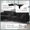 Whisen Modern L-shaped Convertible Sectional Sofa, 5-seat Cloud Chenille Indoor Furniture with Ottoman - 4 of 4