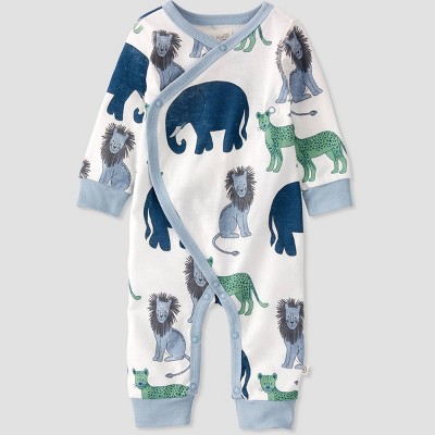 little Planet By Carter's Baby Wrap Sleep N' Play - Blue/White 3M