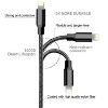 BONGEEK iPhone Charger, 10FT Apple MFi Certified USB Lightning Cable Nylon Braided Fast Charging Cord Compatible for iPhone - Black - 4 of 4
