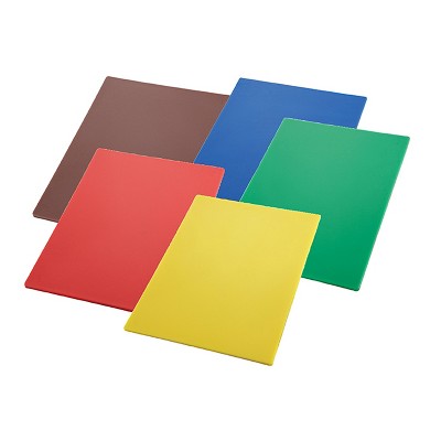 Blue Rectangular Polyethylene Cutting Board, 24" x 18"