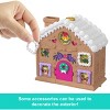Polly Pocket Doll Advent Calendar, DIY Gingerbread House Playset with 24+ Surprises, Dollhouse Furniture, and Holiday Accessories - 4 of 4