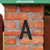 Unique Bargains 304 Stainless Steel Durable Waterproof Rustproof House Number 1 Pc - 4 of 4