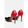 Candy Cane Patent Faux Leather High Heel Pumps Women - 3 of 4