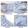 6 Piece Sheet Sets Paisley Printed Sheets Set Ultra Soft Deep Pocket Microfiber Bed Sheets - Lux Decor Collection - 4 of 4