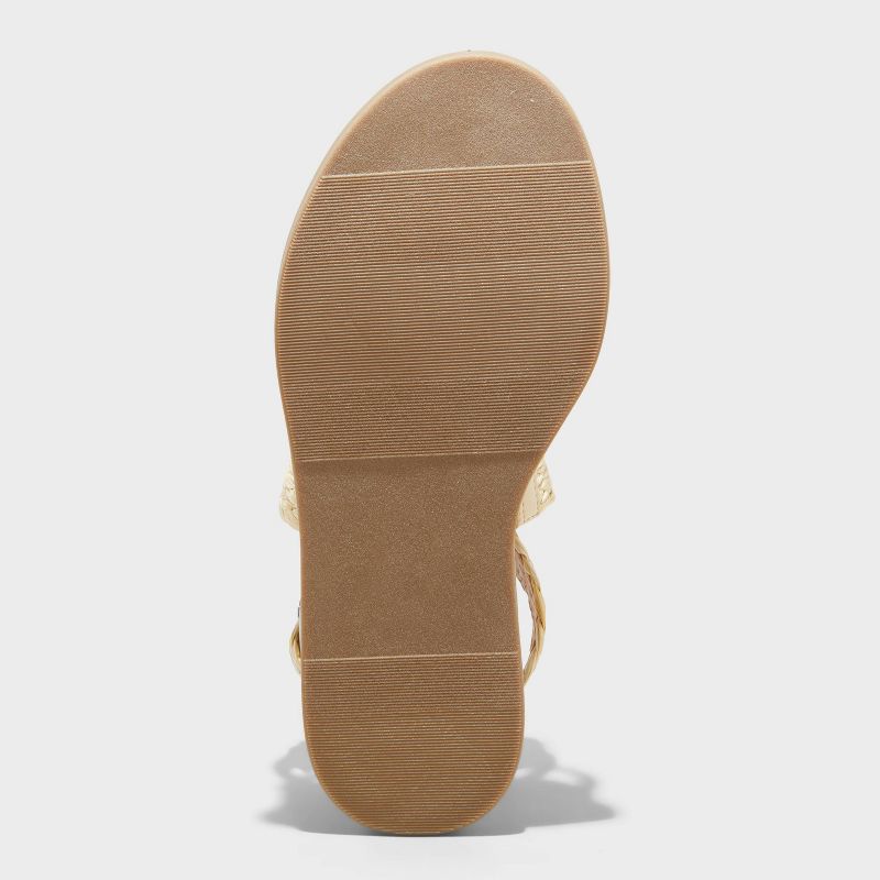 Women's Kayla Wedge Heels with Memory Foam Insole - Universal Thread™ Beige, 5 of 15