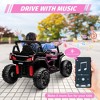 Jojoka 12V Kids Ride On UTV Car,Electric Off-Road Truck with Remote Control,Led Lights,Spring Suspension for 3-8 Years - 2 of 4