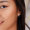 EVERLY JEWELRY |  Sterling Silver 2 3/4 CT TGW Cubic Zirconia Fashion Earrings - 4 of 4
